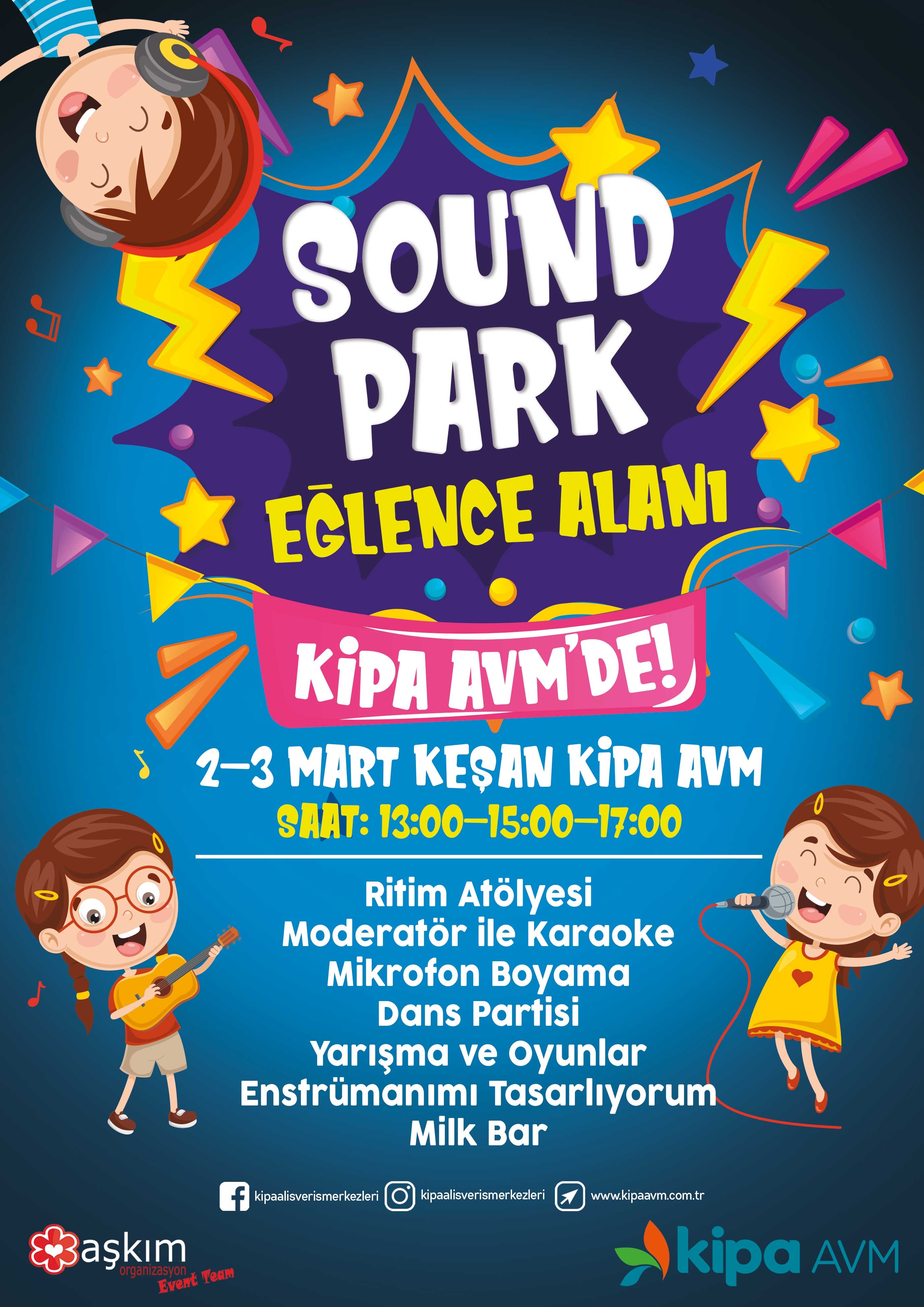 Sound Park Eğlence Alanı Keşan Kipa AVM’de!